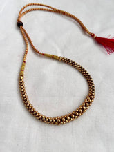Antique Gold polish necklace-Silver Neckpiece-CI-House of Taamara