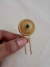 Antique gold polish hair clip-Silver Neckpiece-CI-House of Taamara