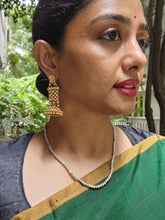 Antique gold polish jhumkas-Earrings-CI-House of Taamara