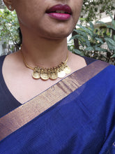 Antique gold polish short kasumala-Silver Neckpiece-CI-House of Taamara