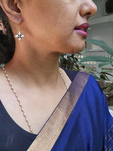 Gold polish pearl hangings-Earrings-CI-House of Taamara