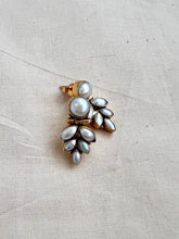 Gold polish pearl studs-Earrings-CI-House of Taamara