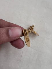 Antique gold polish studs