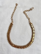 Antique gold polish necklace
