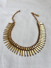 Antique gold polish necklace