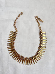 Antique gold polish necklace