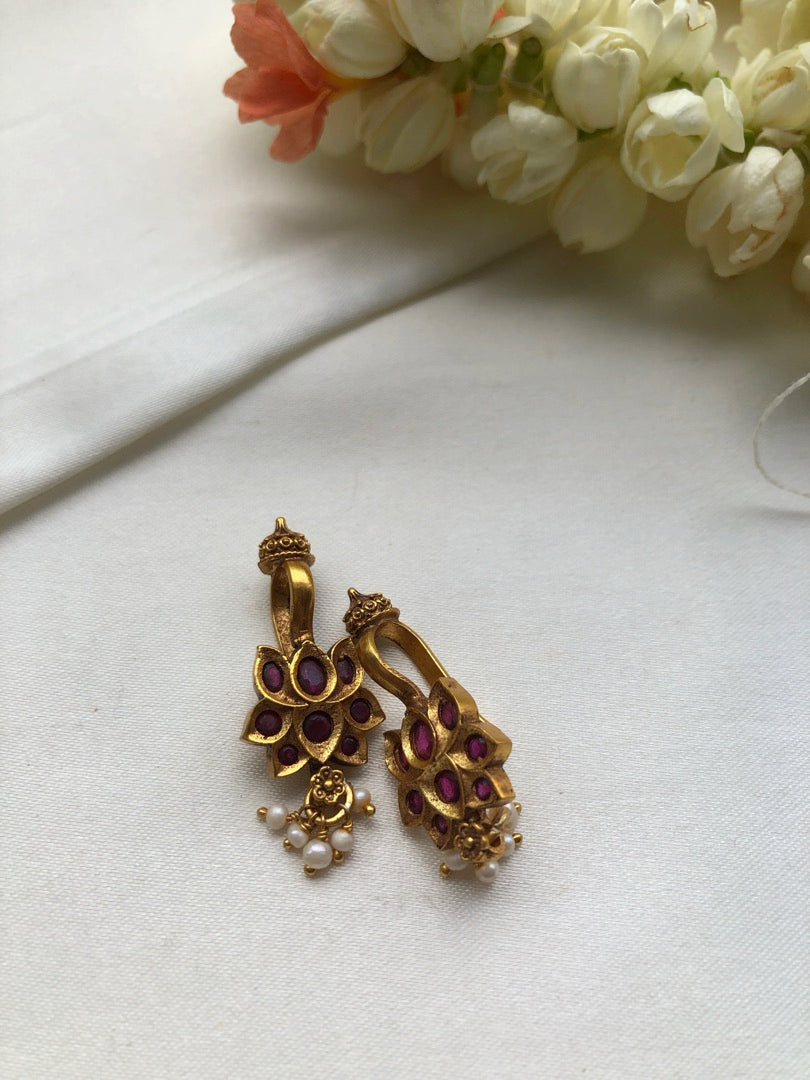 Kemp stone bugadi-Earrings-PL-House of Taamara