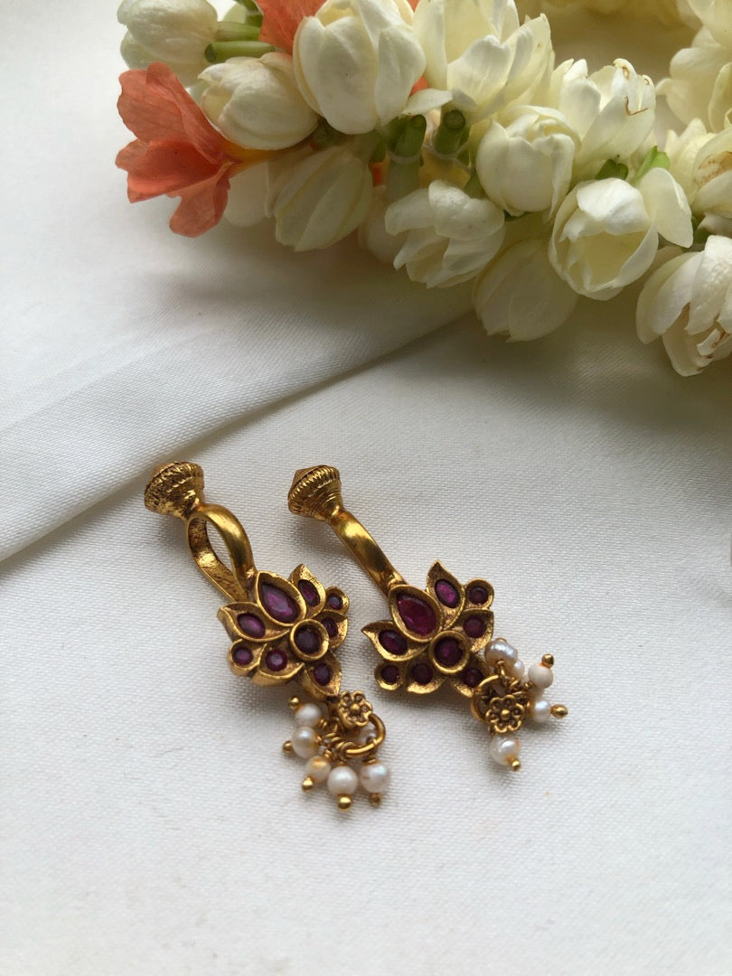 Kemp stone bugadi-Earrings-PL-House of Taamara