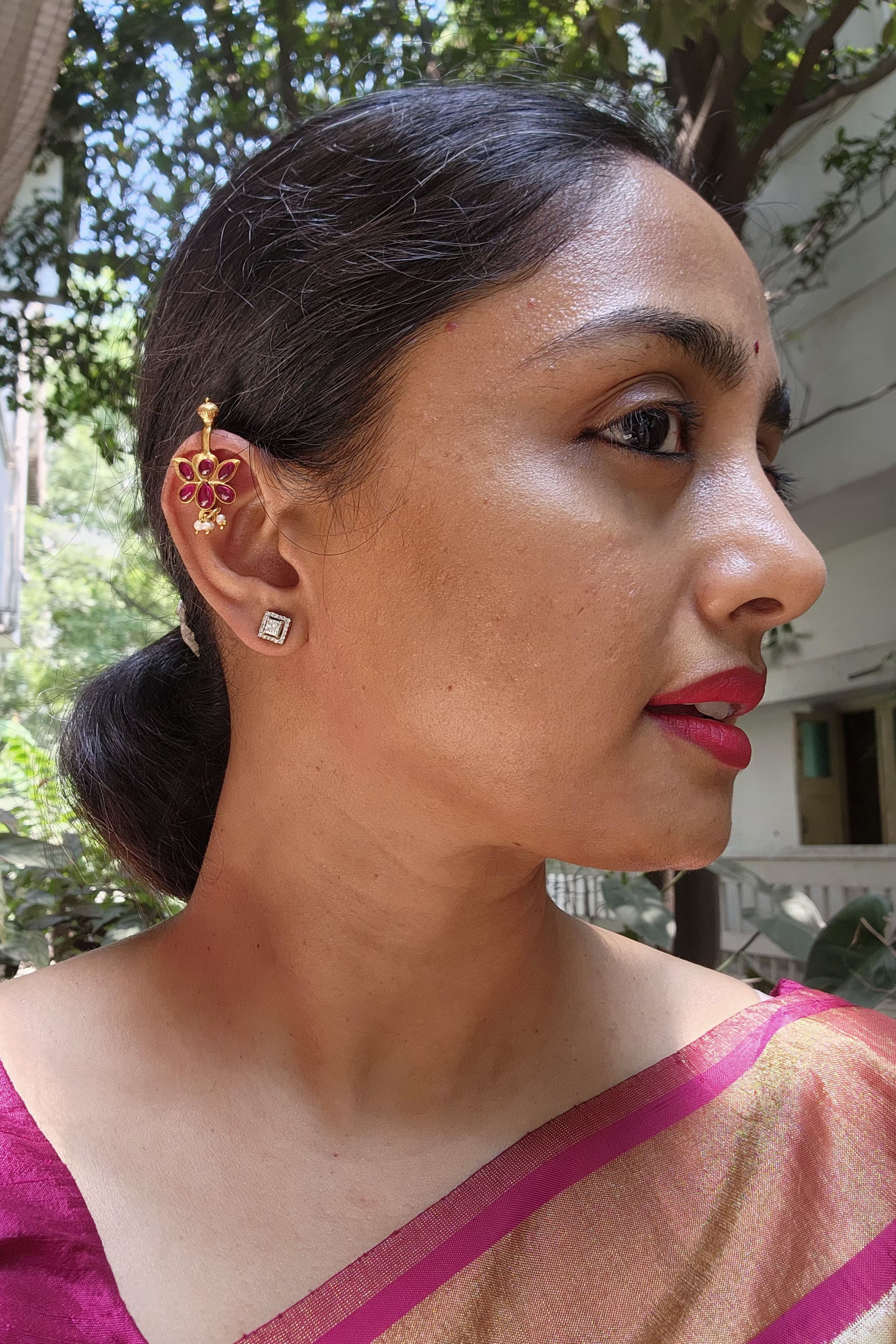 Kemp stone bugadi-Earrings-PL-House of Taamara