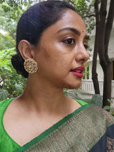 Kundan round earrings-Earrings-PL-House of Taamara