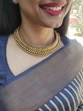 (Made To Order) Antique gold polish thussi necklace-Silver Neckpiece-CI-House of Taamara