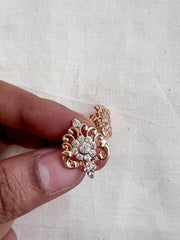 Rose gold CZ studs-Earrings-CI-House of Taamara