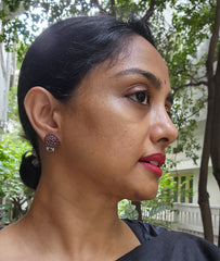 Ruby studs-Earrings-CI-House of Taamara