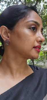 Ruby studs-Earrings-CI-House of Taamara