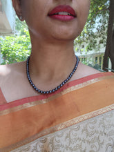 Single Line Akoya Pearls-Silver Neckpiece-House of Taamara-House of Taamara