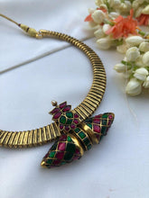 Vintage style Tai Tai pendant with Antique polish hasli-Silver Neckpiece-PL-House of Taamara