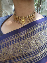 Antique polish pieces with pearls mala