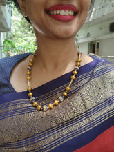 Antique gold polish kundan beads & gundu beads