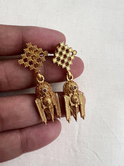 Antique gold polish hangings-Earrings-CI-House of Taamara