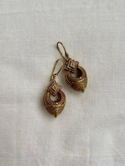Antique gold polish hangings-Earrings-CI-House of Taamara