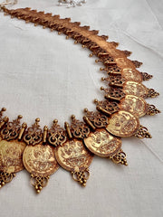 Antique polish kasumala-Silver Neckpiece-CI-House of Taamara
