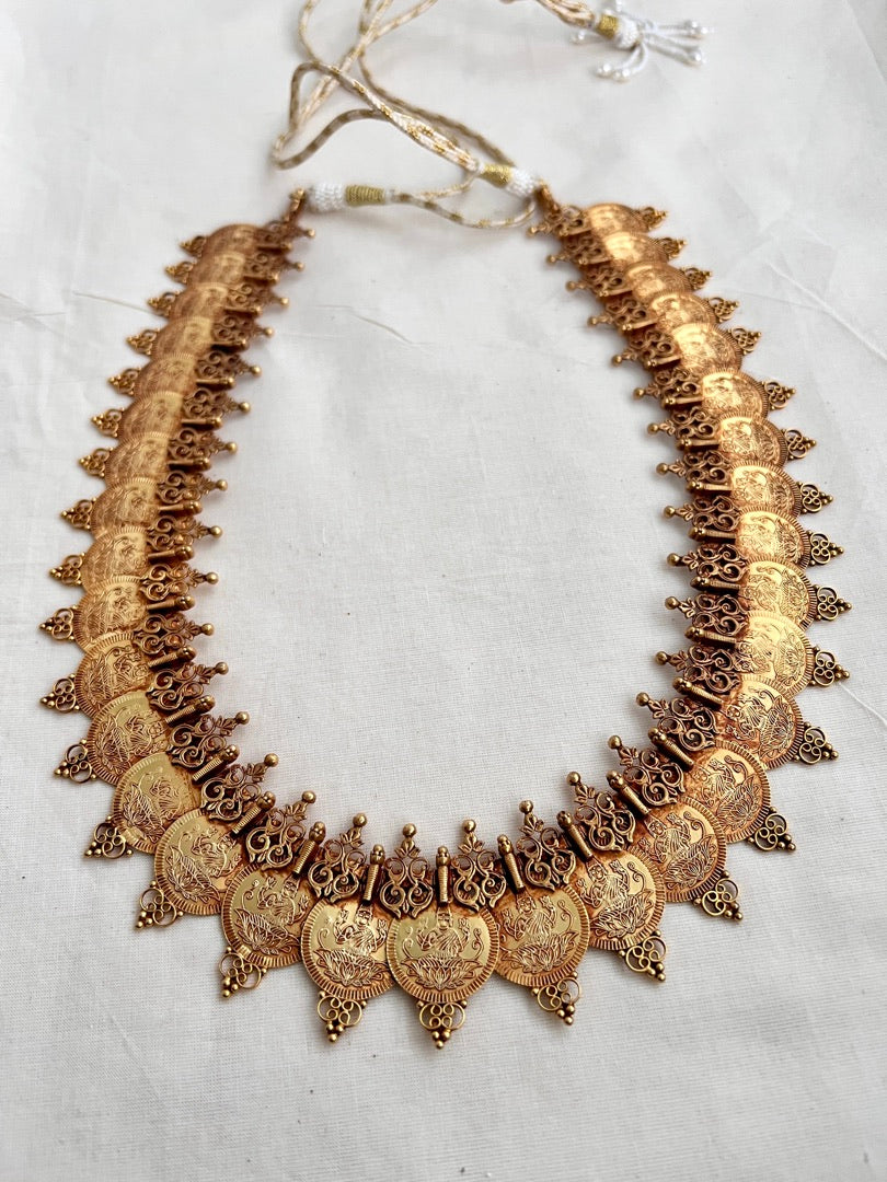 Antique polish kasumala-Silver Neckpiece-CI-House of Taamara