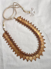 Antique polish kasumala-Silver Neckpiece-CI-House of Taamara