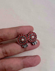 Coral studs-Earrings-CI-House of Taamara