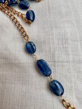 Gold polish amethyst beads chain-Silver Neckpiece-CI-House of Taamara