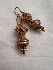 Gold polish hangings-Earrings-CI-House of Taamara