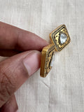 Gold polish kundan studs-Earrings-CI-House of Taamara