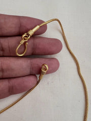 (Made To Order) Gold polish chain with open screw-Silver Neckpiece-CI-House of Taamara
