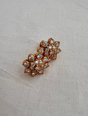 Gold polish zircon studs-Earrings-CI-House of Taamara