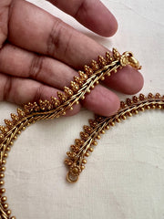 Antique Gold polish necklace