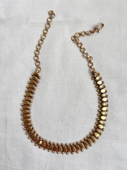 Antique gold polish necklace