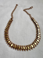 Antique gold polish necklace