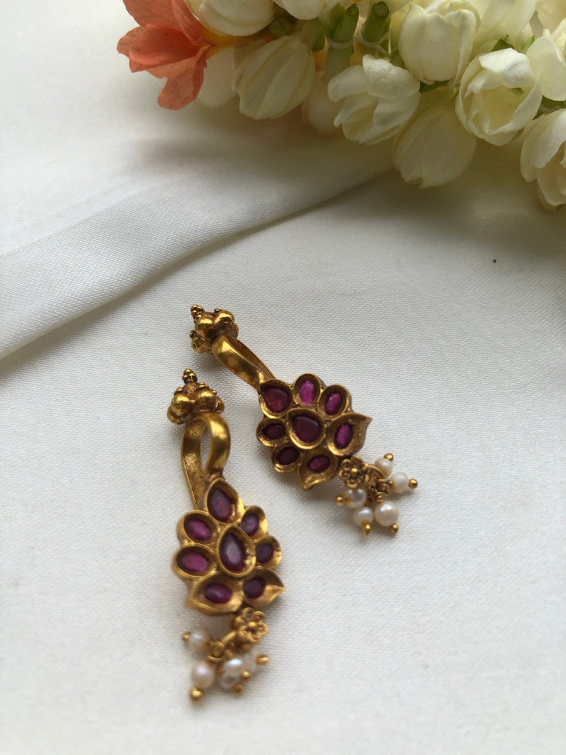 Kemp stone bugadi-Earrings-PL-House of Taamara