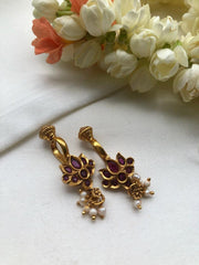 Kemp stone bugadi-Earrings-PL-House of Taamara