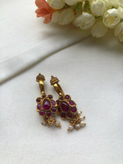 Kemp stone bugadi-Earrings-PL-House of Taamara