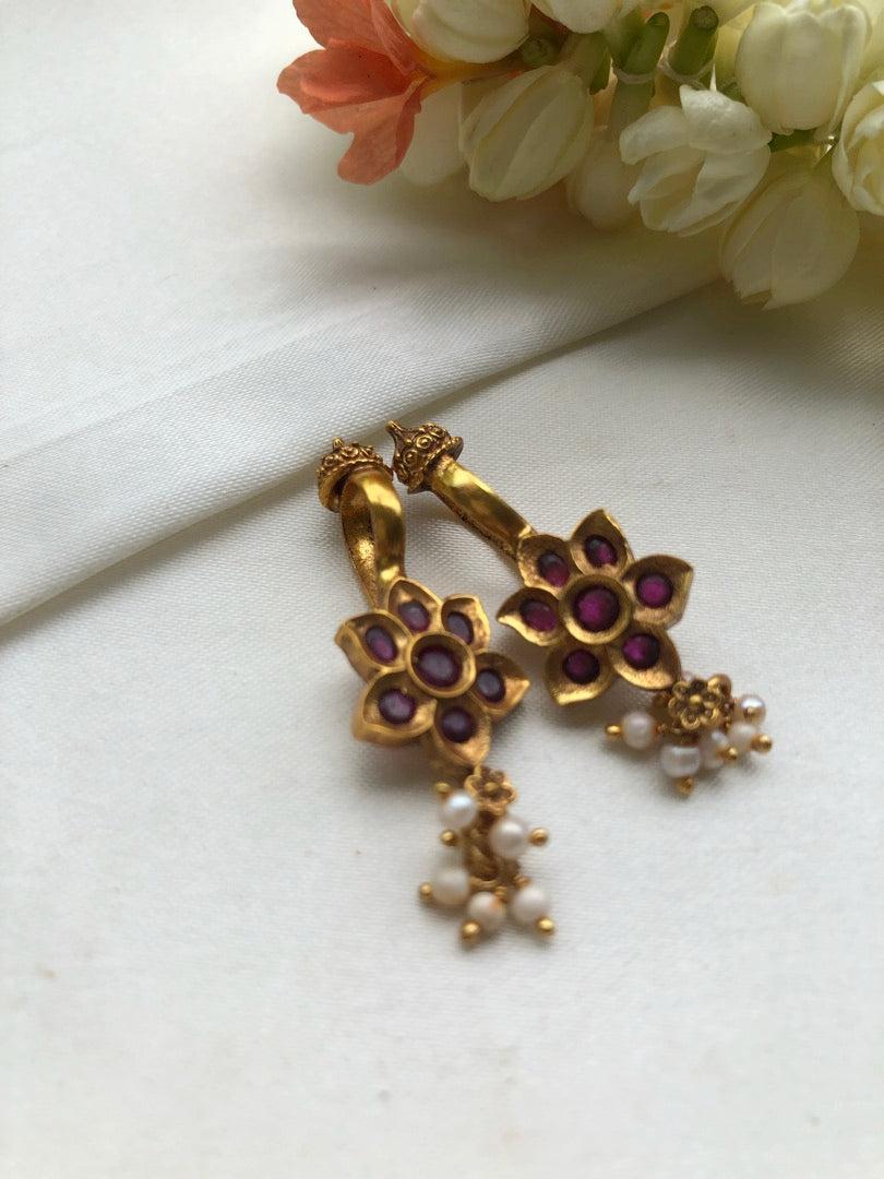 Kemp stone bugadi-Earrings-PL-House of Taamara