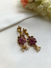 Kemp stone bugadi-Earrings-PL-House of Taamara
