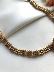 (Made To Order) Antique polish vintage style adiga choker-Silver Neckpiece-PL-House of Taamara