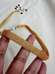 Mesh necklace/choker-Silver Neckpiece-CI-House of Taamara