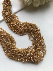 Pearls bunch necklace-Silver Neckpiece-PL-House of Taamara