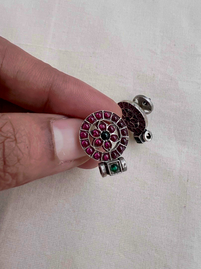 Ruby studs-Earrings-CI-House of Taamara