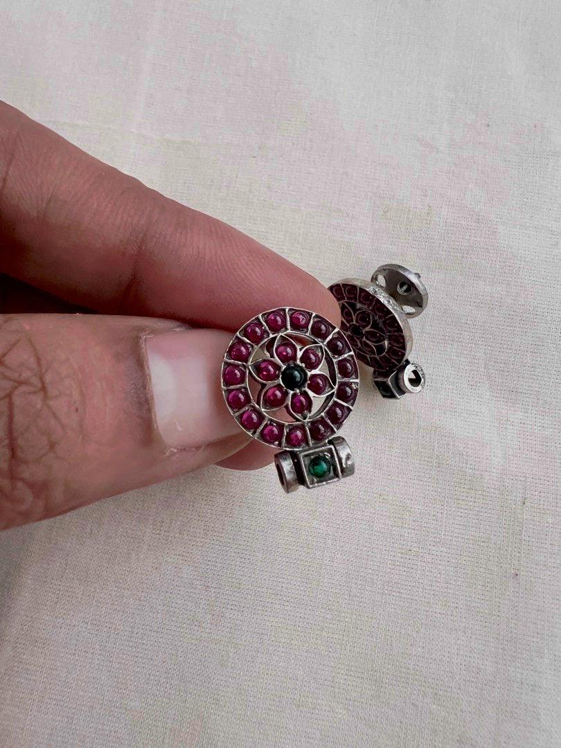 Ruby studs-Earrings-CI-House of Taamara