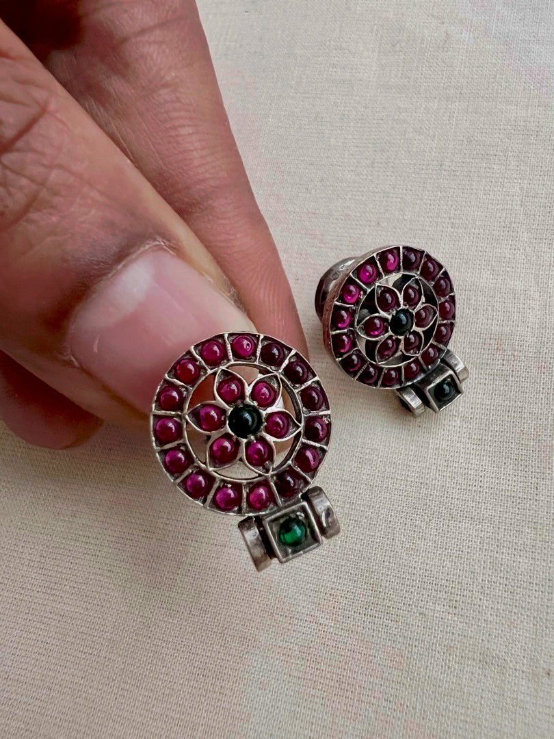Ruby studs-Earrings-CI-House of Taamara