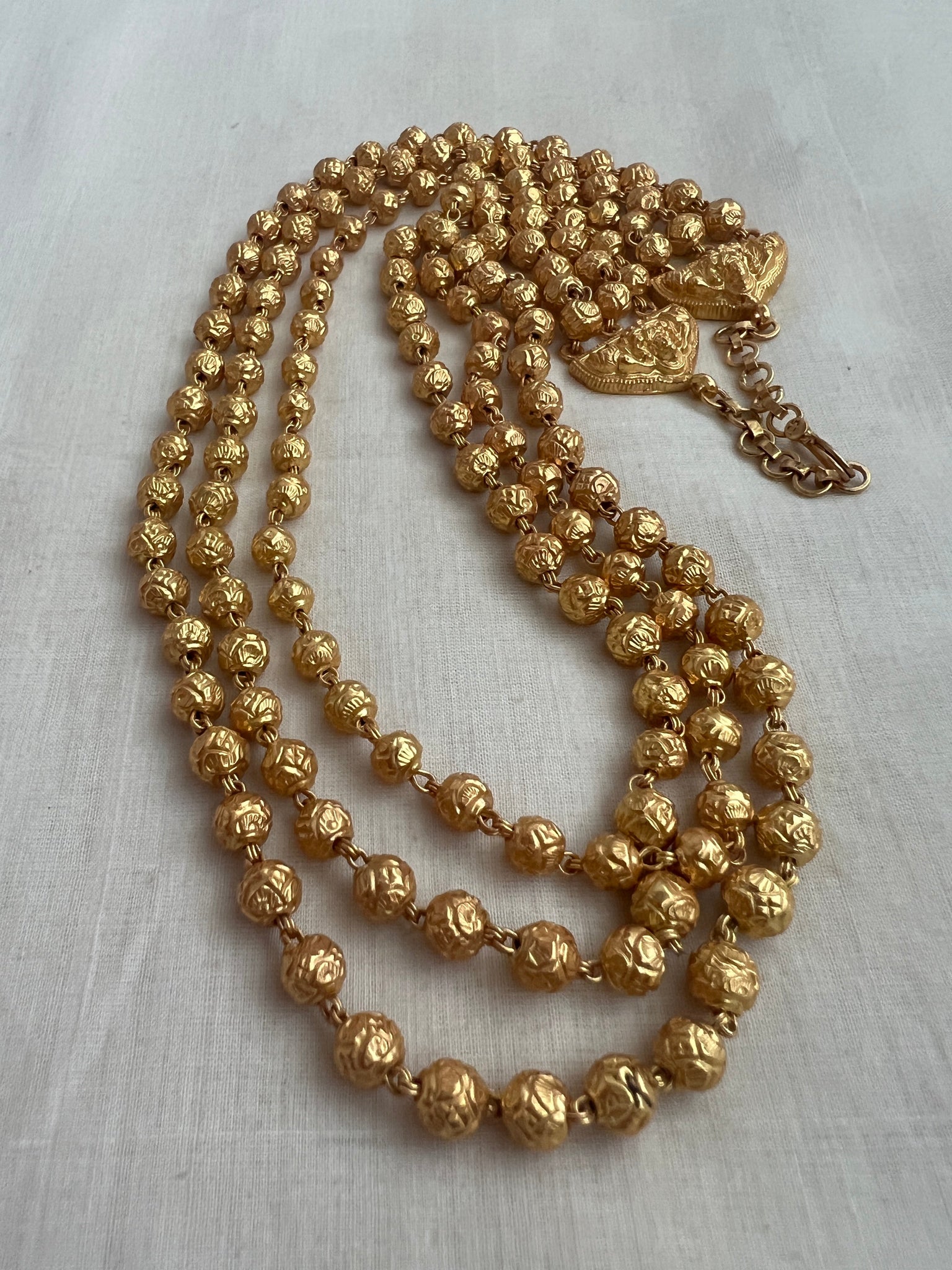 Kemp Golden Beads Necklace