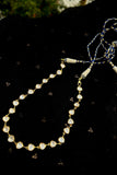 Triangle polki necklace-Silver earrings-EZ-House of Taamara
