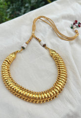 Twisted Gold Necklace-Silver earrings-EZ-House of Taamara